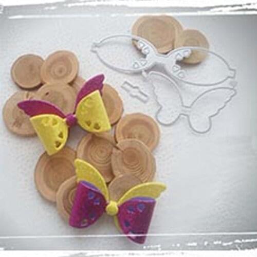 Bowknot Bows Metal Cutting Dies Stencils Ribbon DIY Scrapbooking Die Cuts Greeting Card Decor Embossing Folder Cut