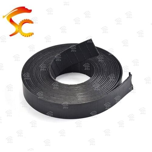 Free shipping high quality P2 Flat belt P2-20 Width 20mm thickness 2mm Color Black polyurethane with Steel core 20meters/pack