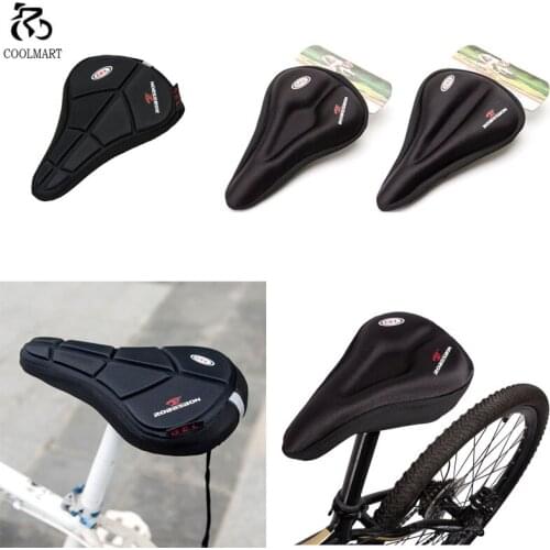 ROBESBON Bicycle Saddle Cover 3D Bike Seat Cover Cushion Silicone Comfortable Cycling Saddle Pad Thickened Foam Seat Cushion