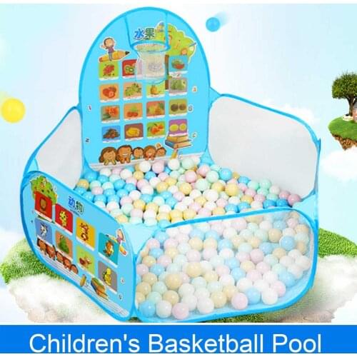 Baby Game Fence Kids Indoor Home Play House Ocean Ball Fence Folding Breathable Mesh Play House Tent Color Wave Ball Pool