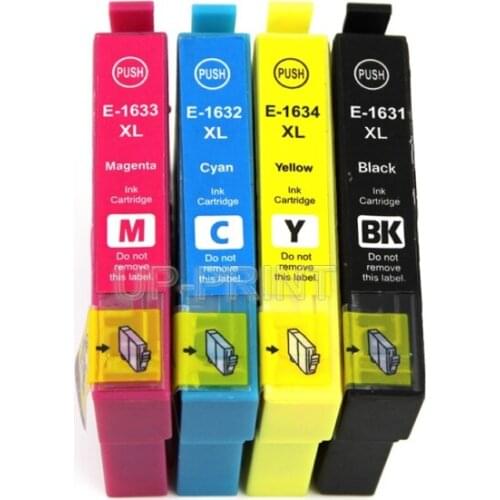UP 10pcs Compatible ink cartridges for Workforce WF-2010W WF-2510WF WF-2520 WF-2530WF WF-2540 T1631 -T1634 T1621 - T1624