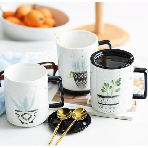 JSWORK Mugs With Lid