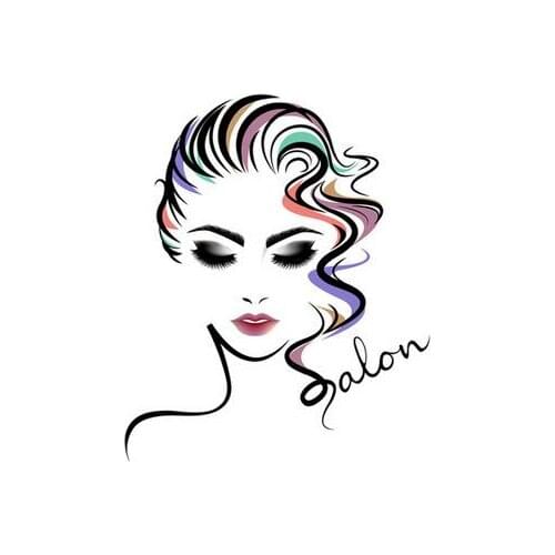 Lot style Choose Beautiful Girl Hair Salon Art print Silk poster Home Wall Decor