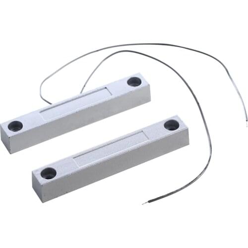 NC NO Wired Metal Roller Shutter Door Magnetic Contact Reed Switch for gsm alarm system home office security