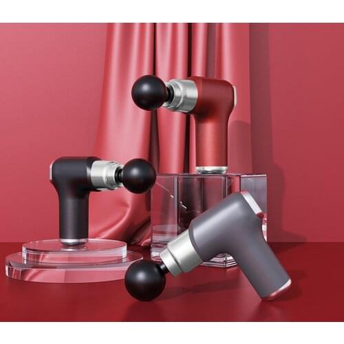 Massage Gun 48-Level Variable Frequency Vibration Muscle Massager for Pain Relief Electric Body Massager with 4Massage Heads