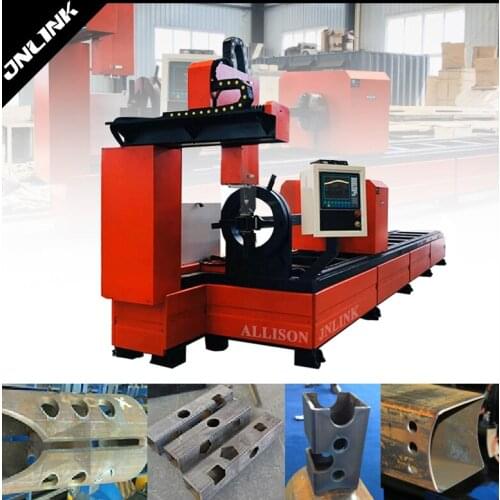 Professional pipe cnc plasma cutting machine air plasma cutter for carbon stainless pipe rotary axis