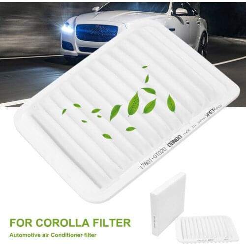 Dropshipping Cabin Air Filter Combo Set Engine Air Filter Replacemen Kit for Toyota Corolla Matrix 88568-02020 17801-22020