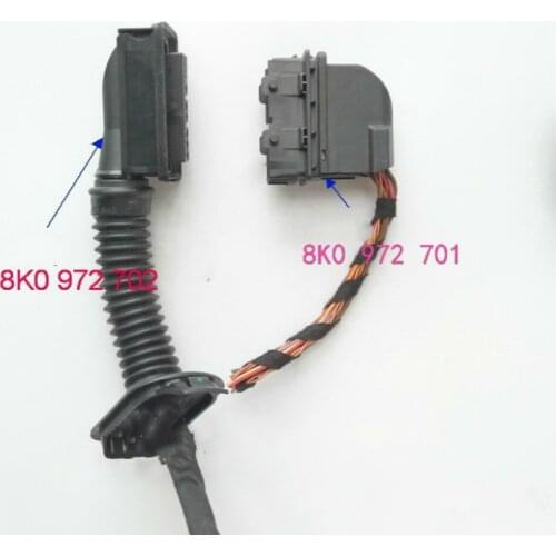 Male and female car door wiring harness plug For Audi A3 A4L A5 A6L OEM NO 8K0 972 701/8K0 972 702
