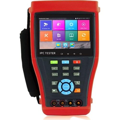 Smart security IPC-4300plus H.265/H.264,4K video display via mainstream 4.3" IPS touch screen onvif multi-function cctv tester