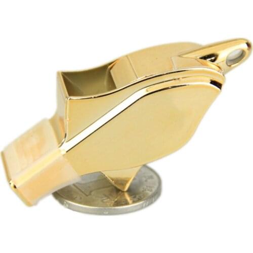 Whistle Golden Dolphin Shaped Whistle Guard Teeth Whistle Professional Referee Whistle For Basketball Football Match