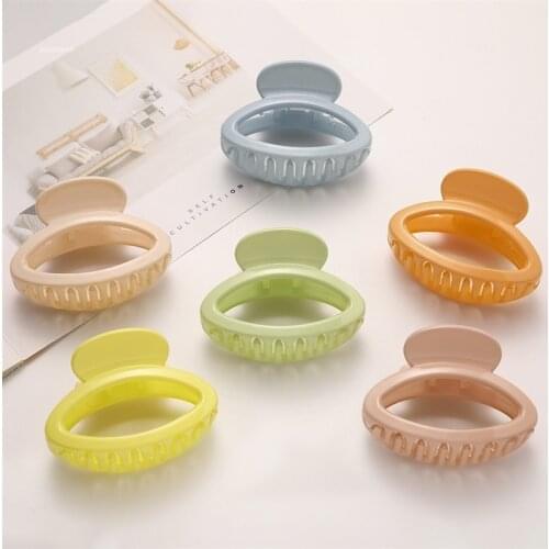 Vintage Hair Clips for Women Hair Claw Elegant Colorful Solid Color Claw Clip Hair Clip Girls Hair Barrettes Hair Accessories