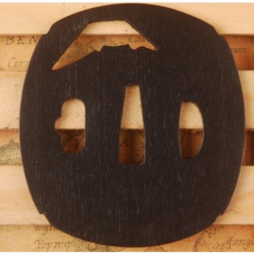 High-grade Special Sword Fitting Iron Tsuba Hand Guard for Japanese Samurai Katana or Wakizashi Delicate Metal Craft HT093