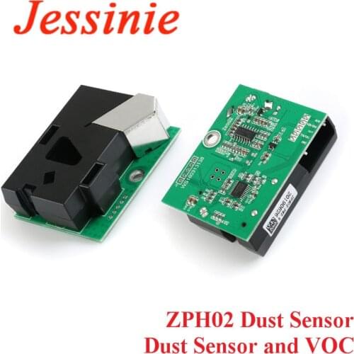 ZPH02 Laser Dust Sensor PM2.5 Sensor Module PWM/UART Digital Detecting Pollution Air Pollution Dust for Household Purifiers VOC