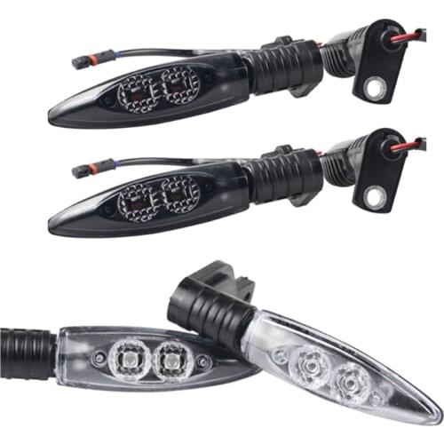 1 Pair Waterproof Compatible with R1200GS F800 F650GS Motorcycle Front or Rear LED Turn Signal Blinker Light Indicator