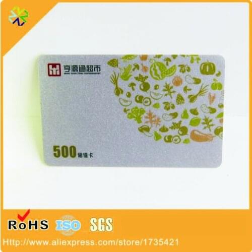 2000pcs/lot)85.5*54*0.76mm plastic material glossy surface business card printing with black high-co magnetic strip panel