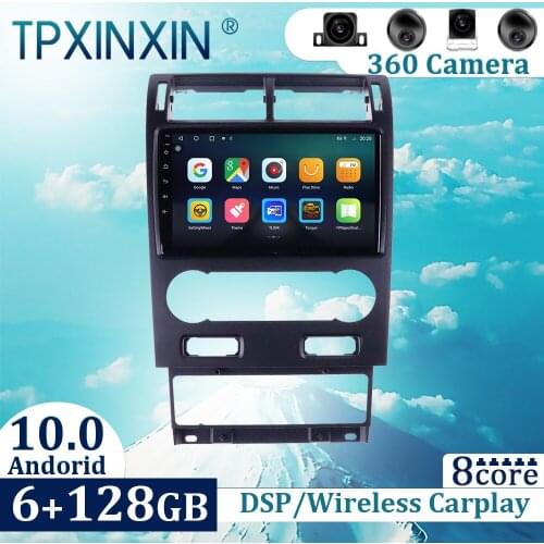 6+128GB For Ford Mondeo 2004-2007 Android 10 Carplay Radio Player Car GPS Navigation Head Unit Car Radio with Screen