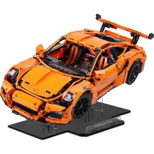 The Acrylic Display Stand for 42056 Super Car speed series GT3 RS model,childrens day gift,DIY building blocks decoration