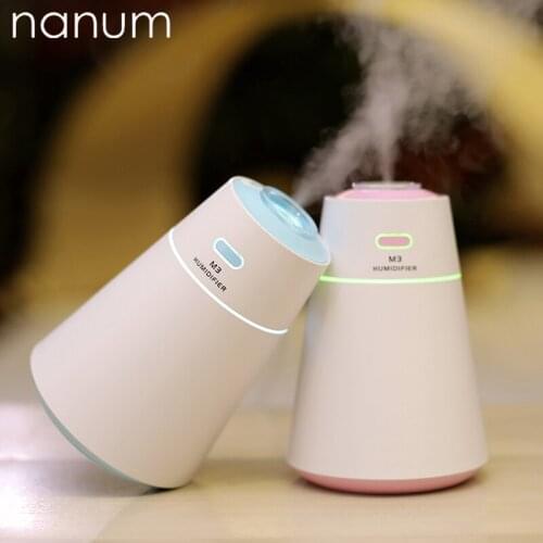 Car air freshener M3 Humidifier USB Mini Ultrasonic Essential Oil Diffuser LED Air Purifier Mist Maker