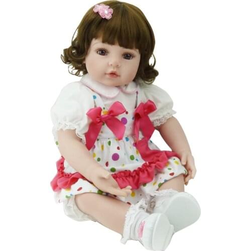 Bebe Silicone Reborn Baby Doll Toys 56cm Vinyl Princess Toddler Girl Babies Doll High Quality Birthday Gift Play House Toy
