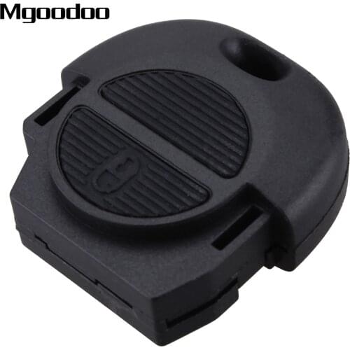 Mgoodoo 2 Button Remote Car Key Shell Case Cover Flip Fob For Nissan Micra Almera Primera X-Trail Auto Replacement Car-covers