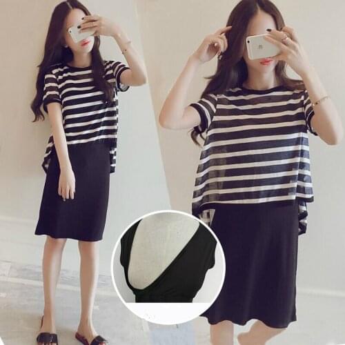 Gezmiajina Summer Striped Dresses