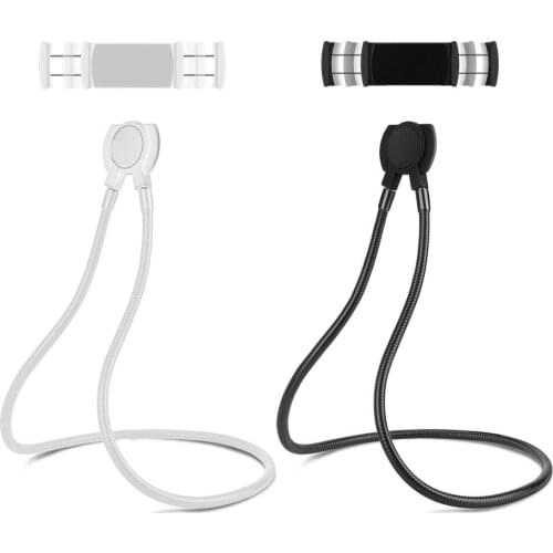 Flexible Mobile Phone Holder Hanging Neck Lazy Necklace Laptop Holder Stand Cellphone Support Bracket Rotating Stand Hanger