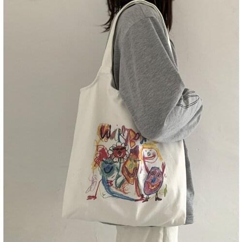 Women Canvas Shoulder Bag Shakespeare Print Ladies Shopping Bags Cotton Cloth Fabric Grocery Handbags Tote Books Bag For Girls