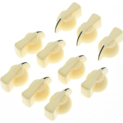 KAISH Cream Push On Fit Guitar Amplifier Knobs Effect Pedal Knobs