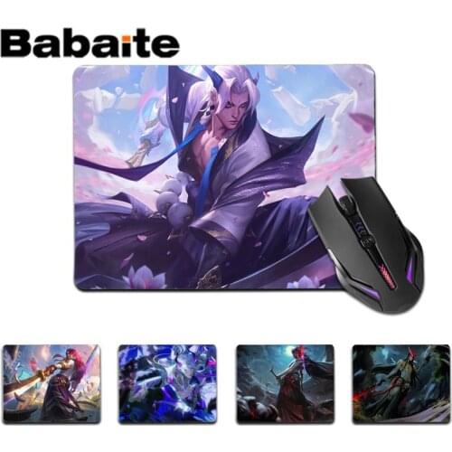 Babaite league of legends Yone Customized MousePads Computer Laptop Anime Mouse Mat Top Selling Wholesale Gaming Pad mouse
