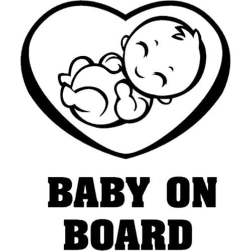 Fashion Car Auto Vehicle Baby On Board Safety Vinyl Sign Decal Sticker Decor Creative Car Stickers
