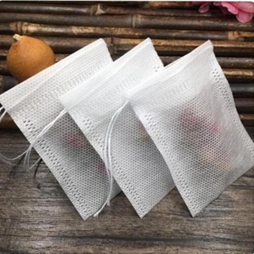 New Tea bag disposable non-woven fabric filter bag, bubble bag soup soup bag 100pcs