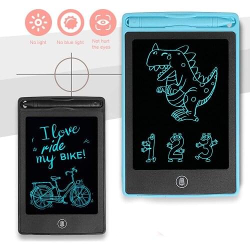Kids Boys 6.5-inch Tablet Reusable Doodle Board Drawing Pad Early Education Handmade Crafts Painted Toys For Kids Birthday Gift