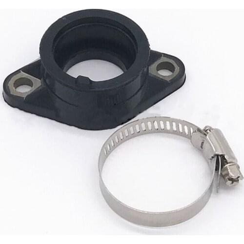 Rubber Intake Manifold Carburetor Black Boot Joint Holder Adapter for GN125/GS125