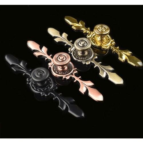 120MM Bronze Handles Kitchen Door Cupboard Zinc Alloy European Modern Wardrobe Furniture Drawer Pulls Cabinet Knobs Hardware