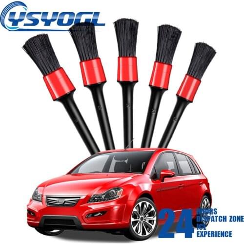5pcs Car Crevice Brush Detail Cleaning Brush For Corolla 2011 Kia Sportage 4 2017 Renault Kadjar Polo Gti Bmw E60 Audi Q5