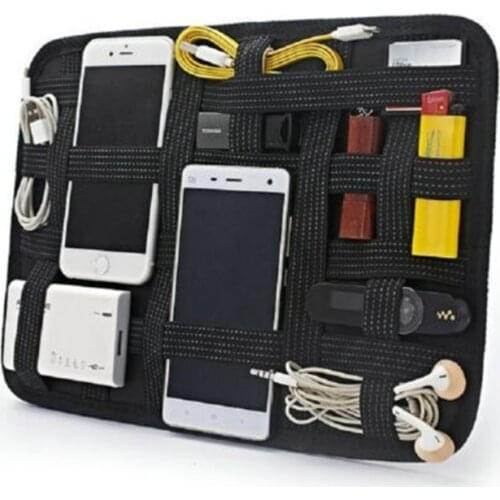 Electronics Accessories Organizer Bag, Portable Tech Phone Accessories Storage Carrying Travel Case Bag 2021 New Fashion