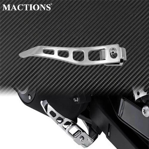 Motorcycle Stand Extension Kit Chrome kickstand Aluminum For Harley Dyna 1993-2017 Low Rider Street Bob Fat Bob FXDF FXDB FLD