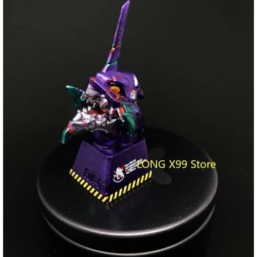 1pc anime Keycap Three-dimensional EVA Resin Keycap Homemade Mechanical Game Keyboard Key Caps for MX Switch Mechanical Keyboard