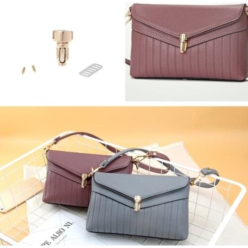 Durable Metal Clasp Turn Lock Twist Lock for DIY Handbag Bag Purse Hardware