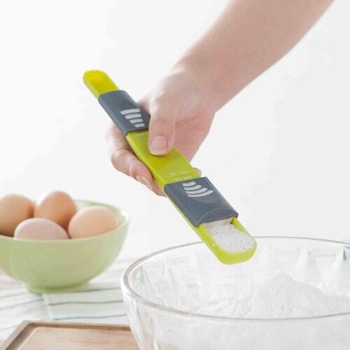 1pc Adjustable Scale Measuring Spoons Multipurpose Baking Cooking Tools Metering Spoon Kitchen Accessories