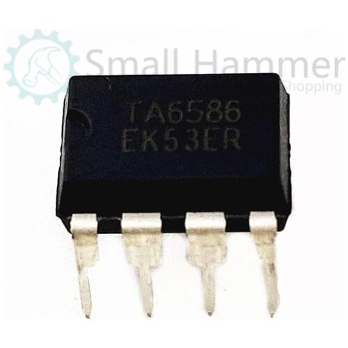 10pcs NEW TA6586 6586 Direct plug dip-8 motor driver chip IC