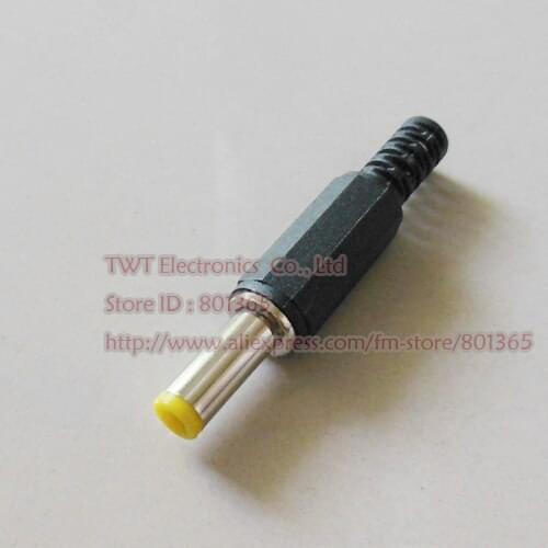 2.1 x5.5mm DC Plug Male Connector Plastic Cover, DC powerJjack Male For Camera Security, 25Qty,Free shipping