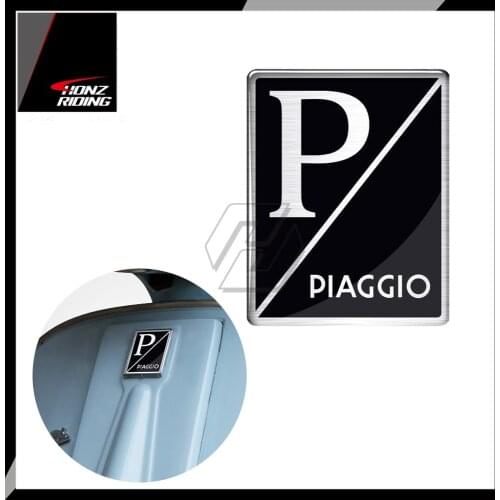 For PIAGGIO VESPA GTS GTV LX LXV 3D Motorcycle Decal Replace Logo Black