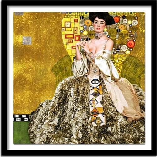 5d Diy Diamond Painting Square 3d Diamond painting Rhinestones Cross Stitch Diamond Embroidery Gustav KLIMT New Year gift