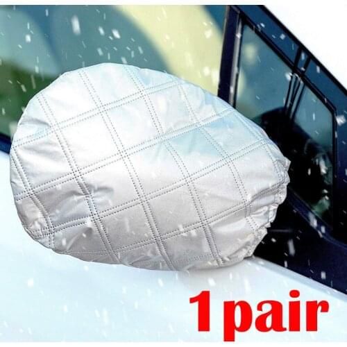 Car Mirror Covers 1Pairs Car Side View Mirror Snow And Ice Cover Winter Fit Most Universal Cars d4