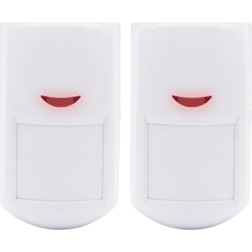2pcs Wireless PIR Motion Sensor Detector 433MHz Infrared Detector Smart Alarm Security System Anti Theft Smart Home