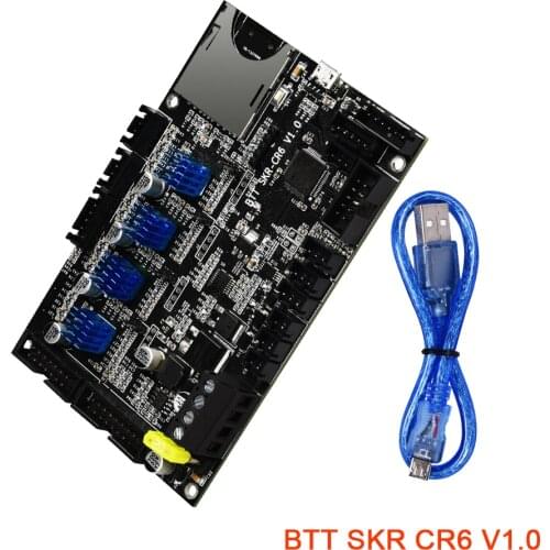 BIGTREETECH BTT SKR CR6 V1.0 Motherboard TMC2209 UART 32bit Control Board 3D Printer Parts CR-6 SE Dual Z Upgrade TFT35 12864LCD