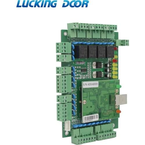 Four Door Network Access Control Panel Board With Software Communication Protocol TCP/IP Board Wiegand Reader for 1 2 4 Door
