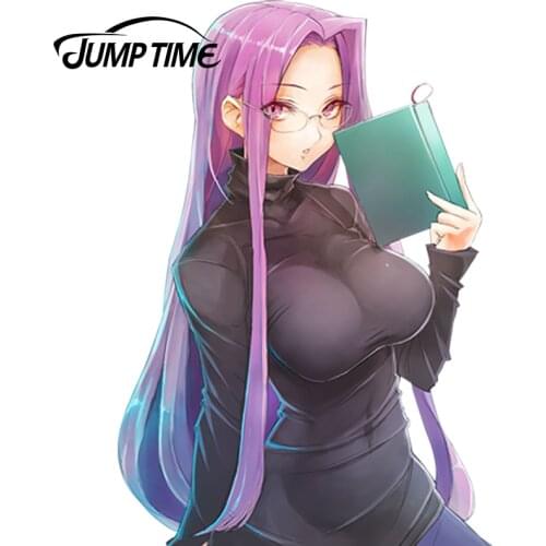 JumpTime 13cm x 9cm Car Decoration Stickers Fate stay night Rider Render Drift Racing Decal Car Sticker