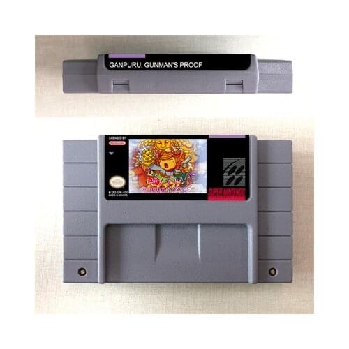 Ganpuru Gunmans Proof - RPG Game Card US Version English Language Battery Save